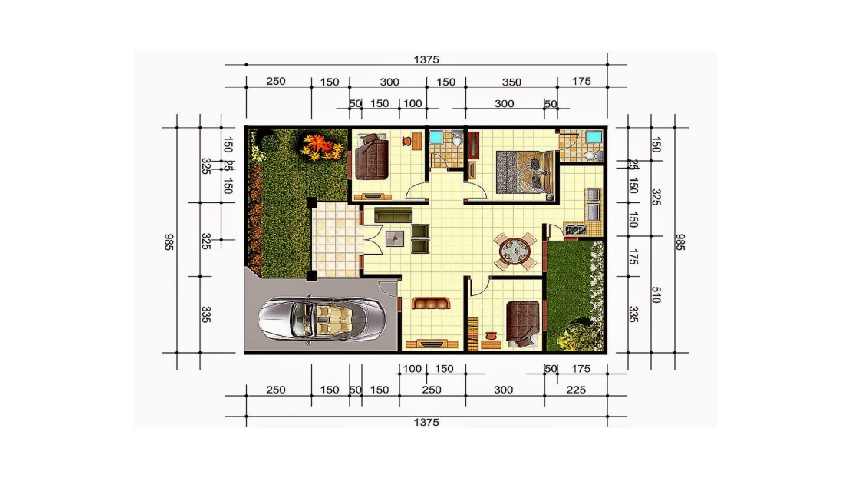 Rumah dengan Teras Kecil