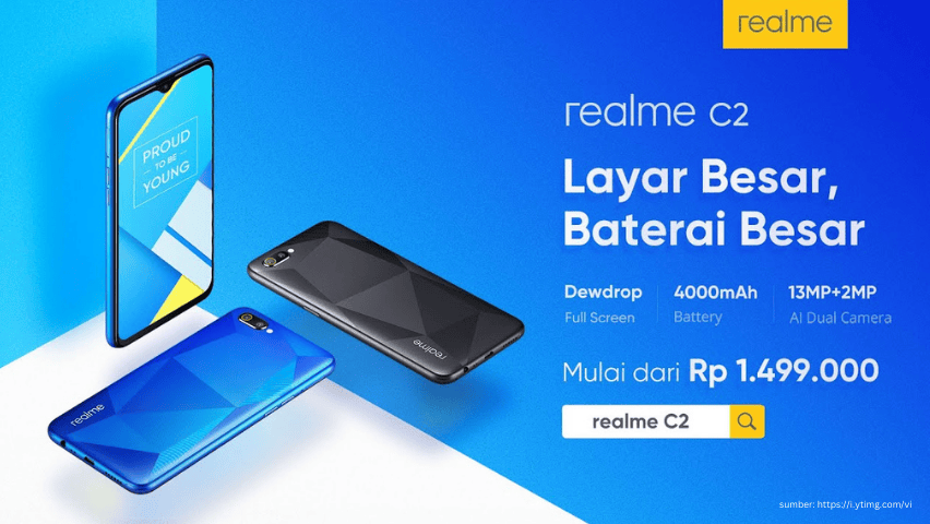 cara menghemat baterai hp realme c2