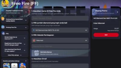 Top Up FF lewat Dunia Games