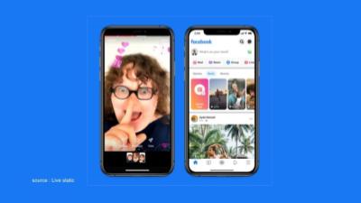 Tampilan Reel Facebook