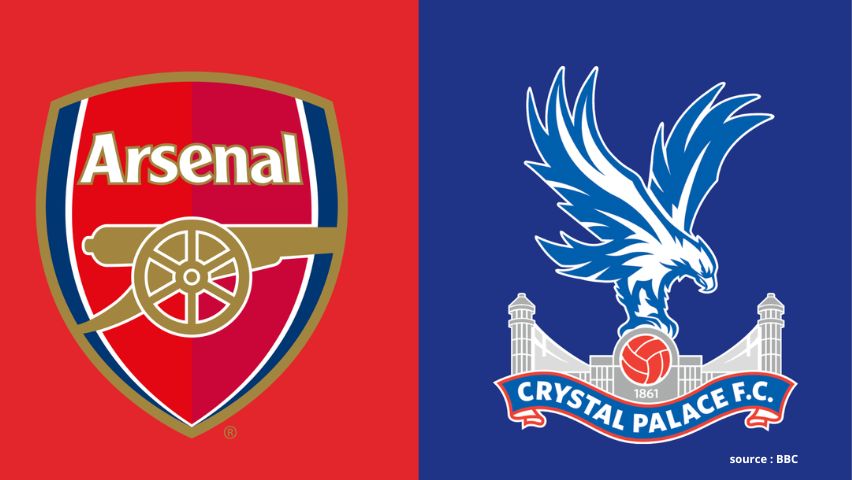 Arsenal vs Crystal Palace Prediksi Skor, Line Up dan Head to Head