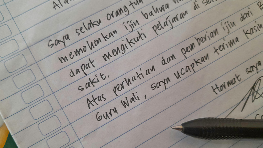 Ini Cara Nulis Surat Izin Tidak Masuk Sekolah yang Mudah