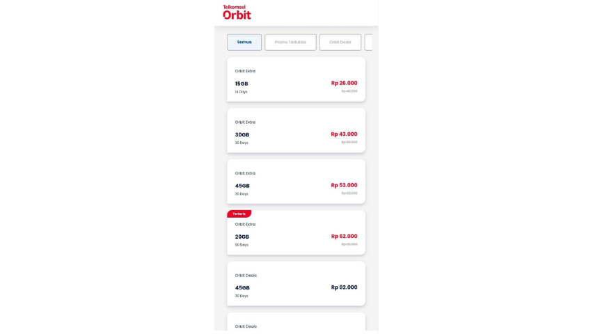 paket Telkomsel Orbit