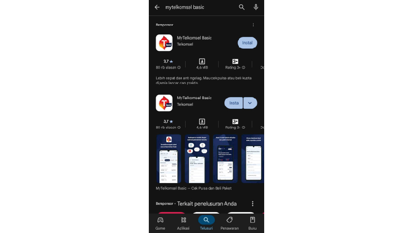 Download Aplikasi MyTelkomsel Basic