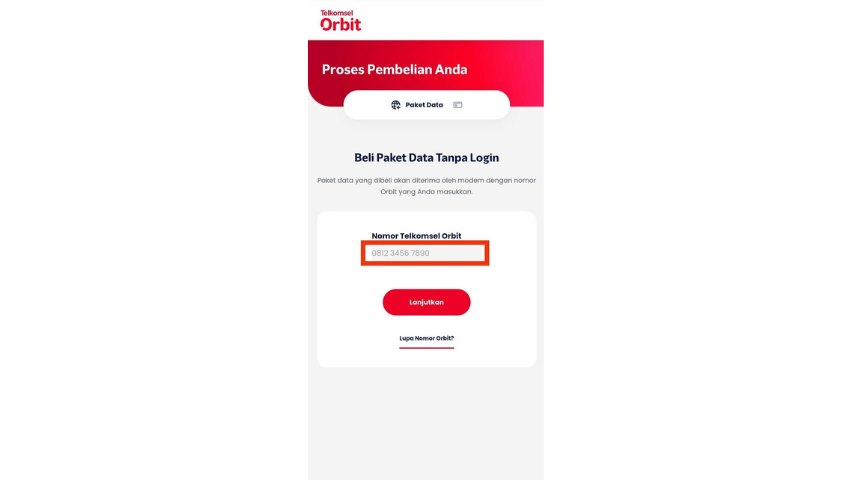nomor Telkomsel Orbit