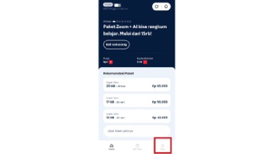 Buka aplikasi MyTelkomsel Basic