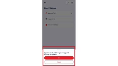 Konfirmasi Penggantian Bahasa