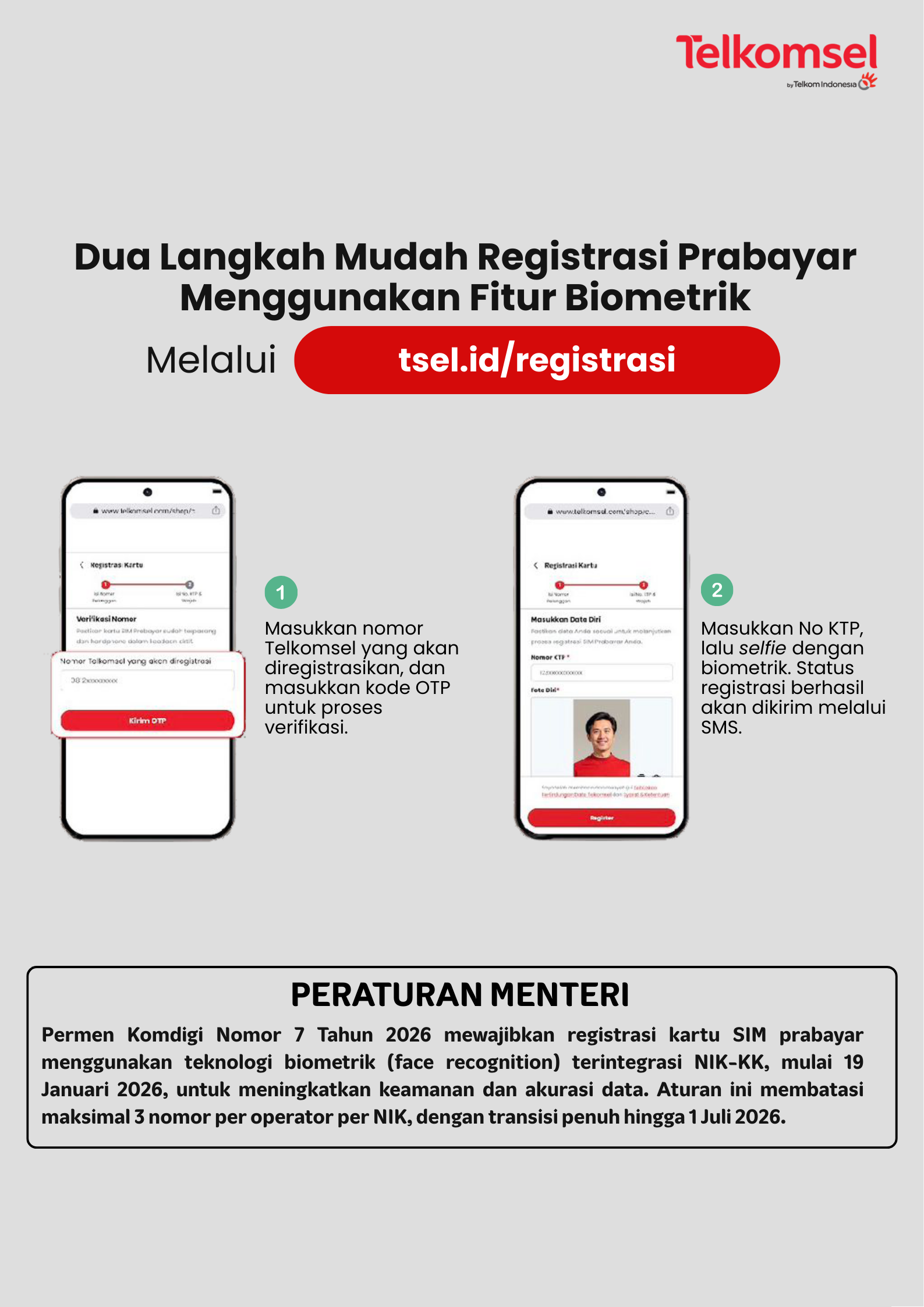 langkah mudah registrasi simpati