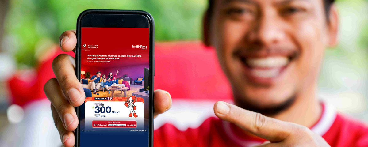 Semangat Indonesia Hadir di Rumah, Asian Games 2026 Tayang di MAXStream TV IndiHome Tanpa Biaya Tambahan