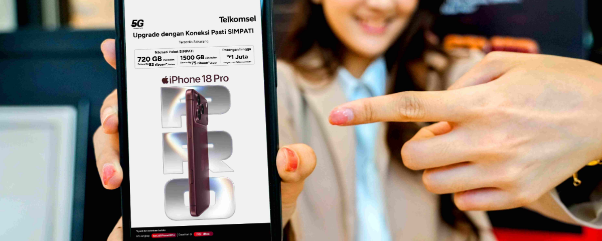 iPhone 18 Pro dan iPhone 18 Pro Max Kini Tersedia, Telkomsel Lengkapi dengan Pilihan Bundling Halo dan SIMPATI