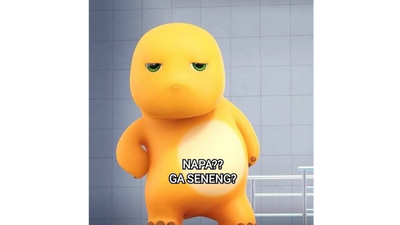 Stiker WA Lucu Dino Kuning #8