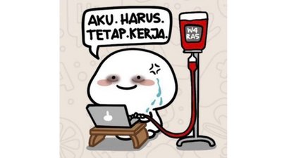 Stiker WA Lucu Pentol #7