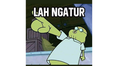 Stiker WA Lucu Kartun SpongeBob Squarepants #6