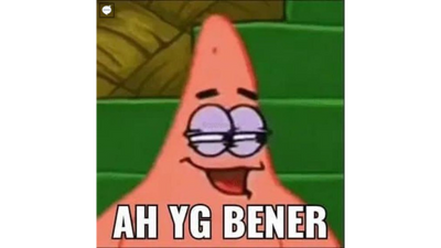 Stiker WA Lucu Kartun SpongeBob Squarepants #3