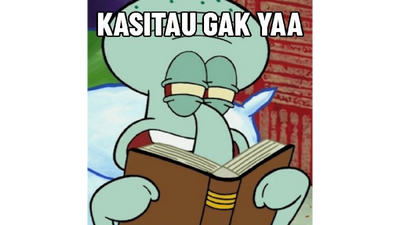 Stiker WA Lucu Kartun SpongeBob Squarepants #7