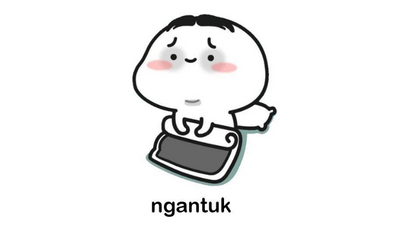 Stiker WA Lucu Pentol #5