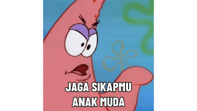 Stiker WA Lucu Kartun SpongeBob Squarepants #1