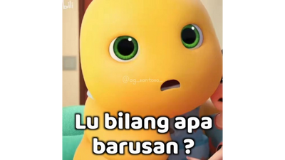 Stiker WA Lucu Dino Kuning #6