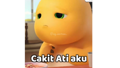 Stiker WA Lucu Dino Kuning #2